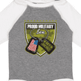 thumbnail image 4 of Inktastic Proud Military Son Boys Camo Flag Boys Long Sleeve Baby Bodysuit, 4 of 5
