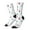 2 Black-2, variant on Nautical Lighthouse Sailboat Pattern Sport Socks for Women and Men Crew Socks Sporty Calf Socks Casual Socks