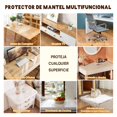thumbnail image 3 of JoalGfda 1.5mm Mantel Individual de PVC Transparente, Resistente al Agua y al Aceite, Ideal para Mesas de Comedor, Mesas de Caf&eacute;, Escritorios y Tocadores(91x152cm), 3 of 7