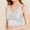 White, variant on Women's Solid Color Black Lace Tank Top With Built In Bra Stylish And Supportive Crop Too for Girls Camisole with Underwire Bra for Women Cropped Shirts for Girls 10 Camisole with Shelf Bra for Women