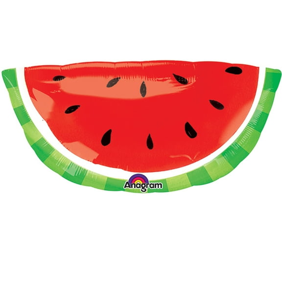 Ripe Watermelon Shaped 32" Mylar Balloon