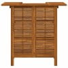 thumbnail image 6 of vidaXL Solid Acacia Wood Bar Table 110x50x105cm Patio Bistro Dining Furniture, 6 of 8