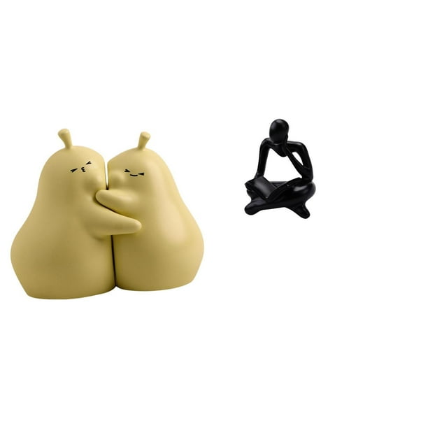 sujetalibros decorativos,Sujetalibros decorativos para oficina,hogar,libros pesados,Figura de lector abstracto,Estatua de pensador abstracto,arte,manualidades,decoraciones,Figuras humanas