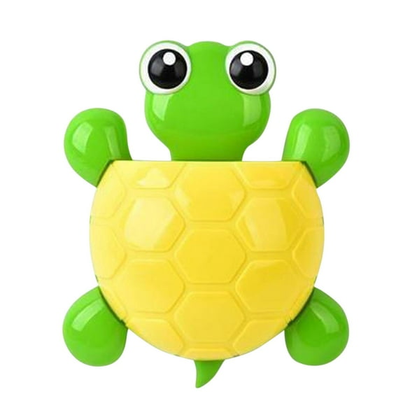 Cute Animal Toothbrush Holder Turtle Strong Suction Cup Toothbrush Toothpaste Storage Rack Bathroom Wall-mounted Toothbrush Holder