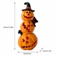 thumbnail image 4 of Mskk Glowing Pumpkin Light Halloween Decoration, Light-up LED Pumpkin Ornament for Tabletop, Indoor Decoration for Halloween Home Party, 4 of 8