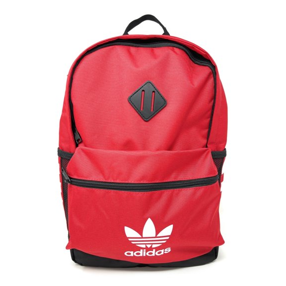 adidas Youth Originals Base Backpack, Scarlet Red/Black/White, One Size