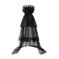 thumbnail image 5 of Women Sexy Solid Color Tiered Tube Tutu Long High Low Puffy Dress Prom Evening Fairy Gowns Off Shoulder Mesh Tulle Dress, 5 of 10