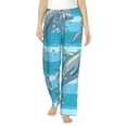 thumbnail image 2 of Picia Dolphin Womens Soft Woven Cotton Elastic Waistband Sleep Pajama Pant Lounge Sleep Pant With Pockets And Drawstring-Large, 2 of 9