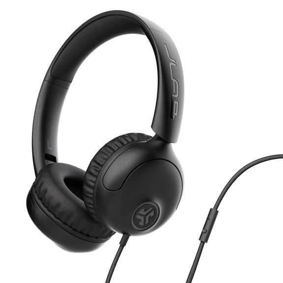 JLab Studio 2 Wired Headphones - Black; Lab Quality Sound with an Updated Form Factor