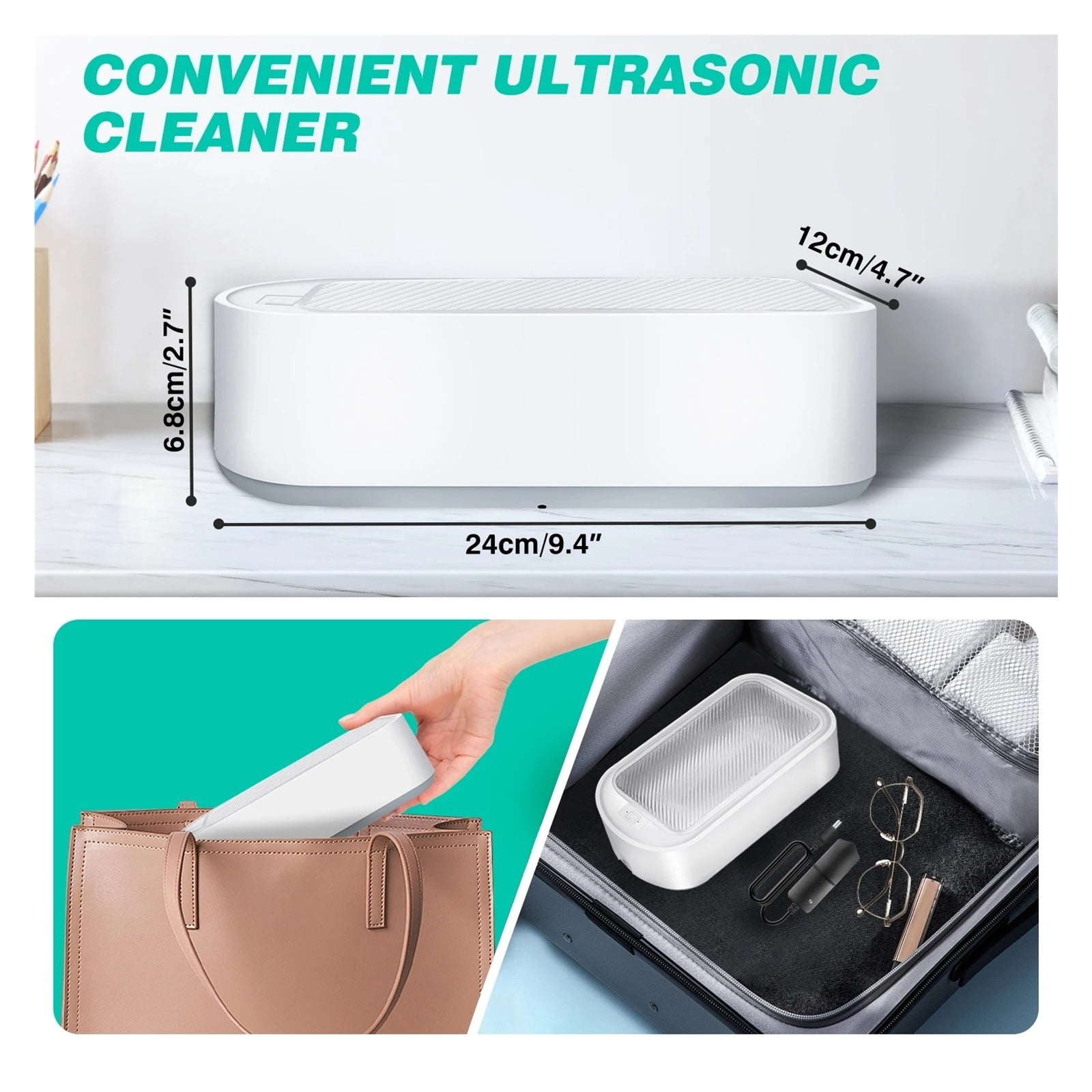 Professional 650ml Ultra Cleaner Wave Tank Glasses Watch Jewellery Cleaning Machine Tool ,Convenient to Use