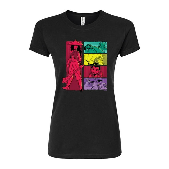 Raya and the Last Dragon - Raya And Friends - Juniors Fitted Graphic T-Shirt