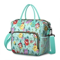 Pioneer Flower Floral Print Pattern Womens Lunch Box for Work,Insulated Large Lunch Bag for Tween and Teen,Loncheras Para Mujer,Leakproof Adult Lunch Bag for Work,Beach,Travel,Picnic,Camping
