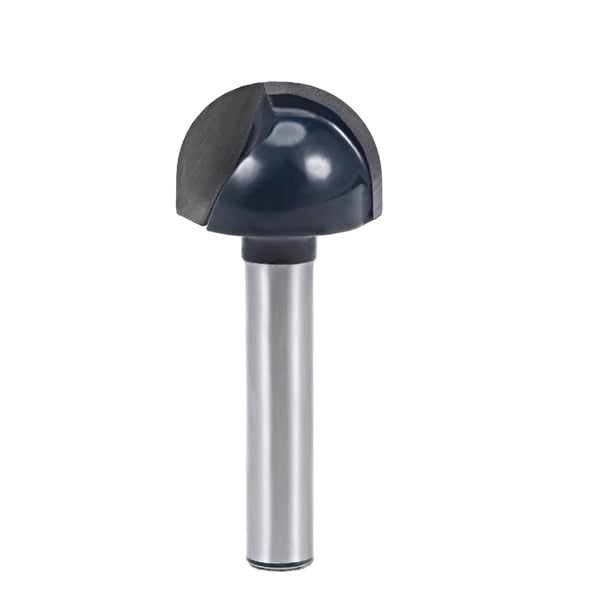 Fresa de router de 1/4 de pulgada, caja central de 3/4", 2 filos, punta de carburo para carpintería