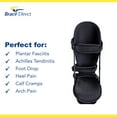 thumbnail image 4 of Brace Direct Adjustable Posterior Night Splint for Plantar Fasciitis Relief - Rigid Support Sleep Boot for Achilles Tendonitis, Heel Pain and Foot Drop, 4 of 9