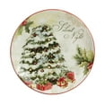 thumbnail image 2 of Certified International Set of 4 Silent Night Dessert Christmas Plates 9", 2 of 5