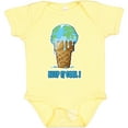 thumbnail image 3 of Inktastic Keep It Cool Melting Earth Ice Cream Cone Boys or Girls Baby Bodysuit, 3 of 5