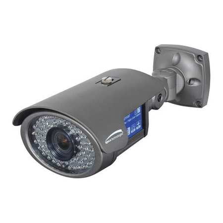 SPECO TECHNOLOGIES VL7038K Camera,3-47/64 in. H,2.8 to 12mm Focal L