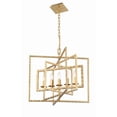 thumbnail image 4 of 336-GA Crystorama Lighting Capri - 5 Light Chandelier-Antique Gold Finish    -Traditional Installation, 4 of 8