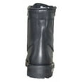 thumbnail image 4 of Unik Just for Bikers Men's Premium Leather Zipper Motorcycle Boots, 10011-M (Black, 9), 4 of 5