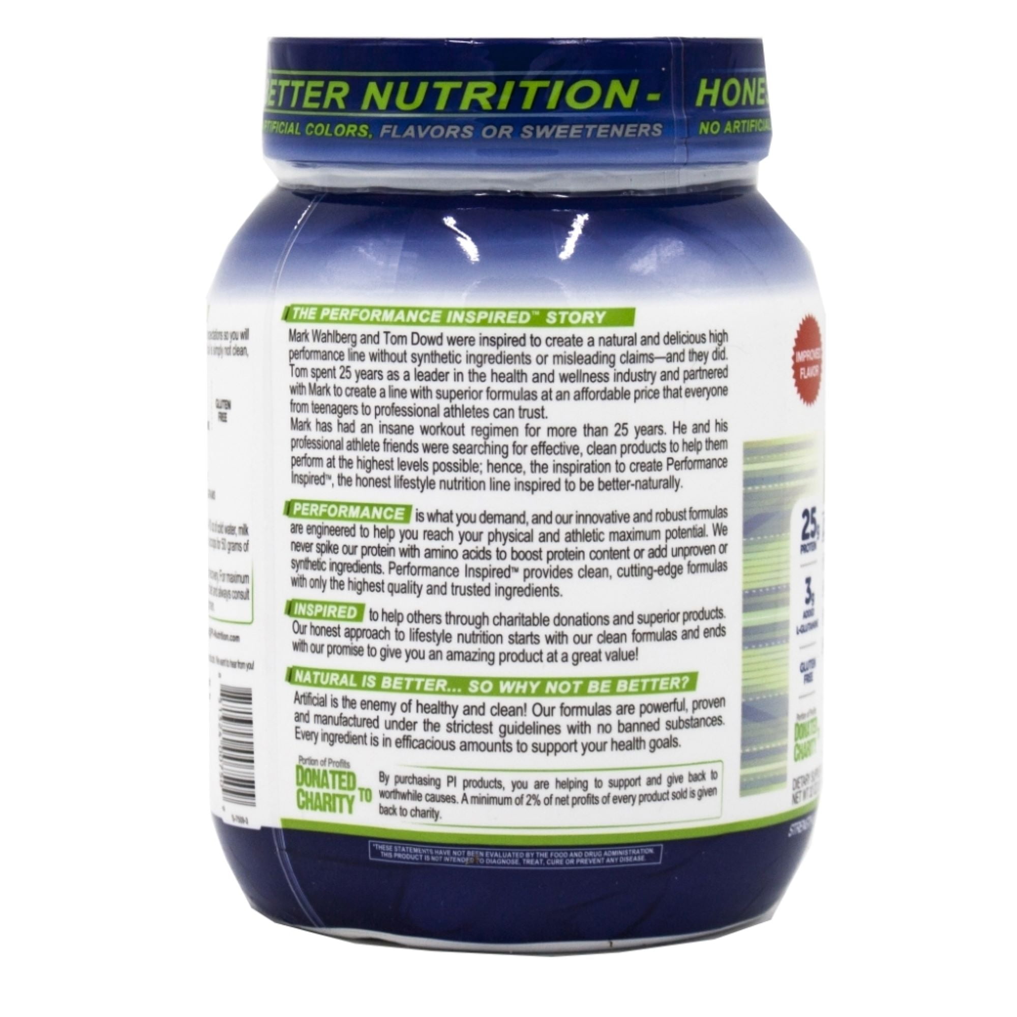 Performance Inspired Nutrition - Isolate Whey Protein Powder - All Natural - 25G - L-Glutamine - Contains BCAAs - Chocolate Passion - 2 Lbs