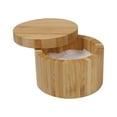 thumbnail image 2 of [Gazdag]Bamboo Salt Keeper, Salt Cellar and Storage Box, Magnetic Swivel Lid, 2 of 8