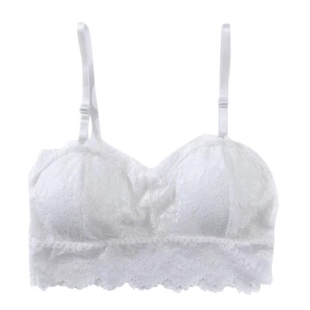 

fanshao Sexy Women Camisole Padded Bra Fitness Underwear Floral Lace Bralette Crop Top