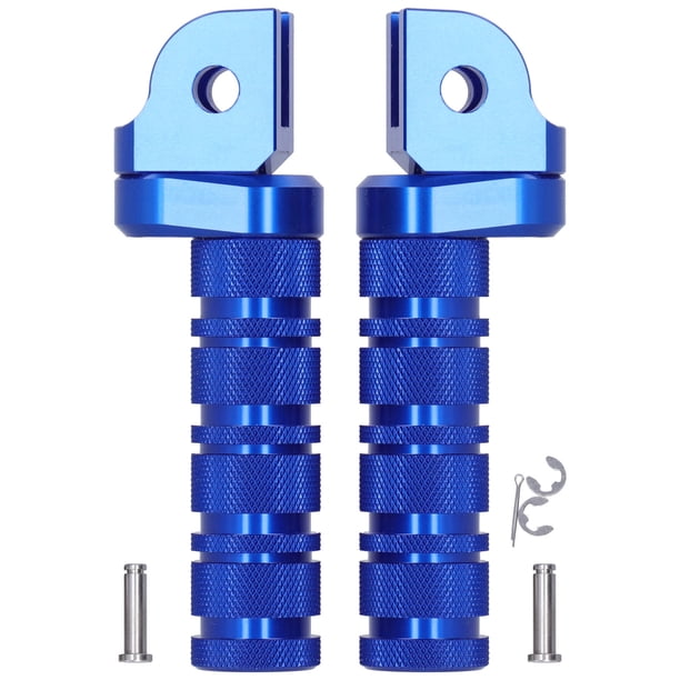 Reposapiés delantero de motocicleta, modificación de aluminio CNC para YAMAHA MT-03 MT-07 MT-09 MT-10 toneladas métricas-25Azul