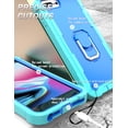 thumbnail image 5 of iPhone 6 Plus/iPhone 7 Plus Case 5.5", iPhone 8 Plus Cover, Allytech Heaavy Duty Four Layer Dropproof Defender Ring Kickstand Cell Phone Case for iPhone 8 Plus/7 Plus/6 Plus(5.5 inch), Green + Blue, 5 of 5
