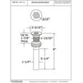 thumbnail image 4 of Westbrass D411-12-07 Grid Strainer Lav Drain without Overflow Holes - Satin Nickel, 4 of 4