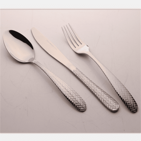 

Toddler Kids Silverware Flatware Set Stainless Steel Hammered(Adult Look) Preschooler Eating Utensils Adult Diet Tableware