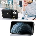 thumbnail image 6 of for iPhone 11 Pro Max Case Wallet with Strap for Women,Crossbody Lanyard and Wristlet Strap,Zipper Pocket,Credit Card Holder,Ring Stand,RFID Blocking Phone Wallet Cases(6.5 inch,Black), 6 of 17
