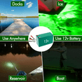 thumbnail image 4 of LIKSEA Luz Atrayente para Pesca Nocturna en Bote - LED Verde 12V 100W IP68 Sumergible, 4 of 8