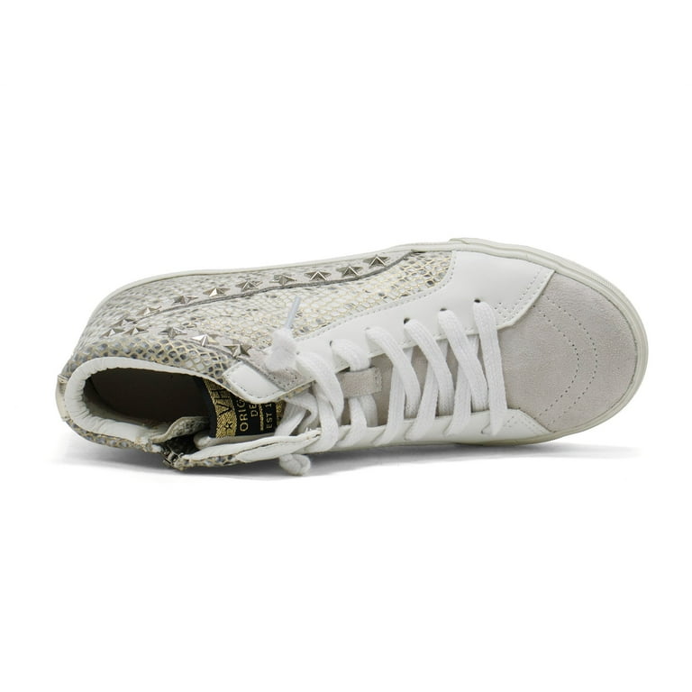 Vintage Havana Women's Kate High-Top Fashion Sneakers, Gold Snake