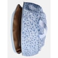 thumbnail image 4 of MNYC Women's Double Pocket Dome Backpack Blue Floral, 4 of 5