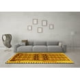 thumbnail image 3 of Ahgly Company Machine Washable Indoor Rectangle Southwestern Yellow Country Area Rugs, 2' x 4', 3 of 4