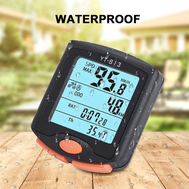 Bike Computer, Outdoor Cycling Waterproof Bike Odometer Multifunction Riding Bicycle Computer