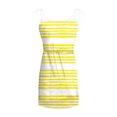 thumbnail image 5 of Vestidos de mujer Estampado de verano Casual con cuello en V Sin mangas Vacaciones en la playa Vendaje Bolsillos con cordón Mini vestido Fridja  hjkh6094, 5 of 5
