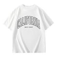 thumbnail image 5 of California Clothes for Tween Girl 13-14 Years Short Sleeve T-Shirt Funny Tees Summer Clothes School Clothes for Girls White, 5 of 6