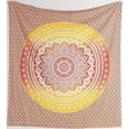 thumbnail image 4 of The Art Box King Size Mandala Tapestry Indian Wall Hanging Decor Bohemian Hippie Bedspread Throw Living Room Home Decor Cotton Hippie Tapestries, 90 x 104 in, 4 of 6