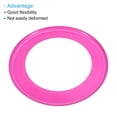thumbnail image 4 of Uxcell Flying Rings, 4Pcs PP Plastic Flying Discs for Sports Outdoor Playing Game Beach Pool Activities, Pink, 4 of 5