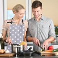 thumbnail image 4 of Gray - Kitchen Apron for Women, Cotton Canvas, Cooking Apron for Adults, Girls, Women, Apron with Pockets, for Home, Kitchen, Garden, Restaurant., 4 of 5