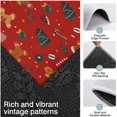 thumbnail image 3 of Red Christmas Gingerbread Man Pattern Kitchen Rugs Sets Of 3,Kitchen Runner Rugs Non Skid Washable,Decorative Kitchen Floor Mats for Kitchen,Sink,Laundry,17"x30"+ 17"x47" + 17"x59", 3 of 6