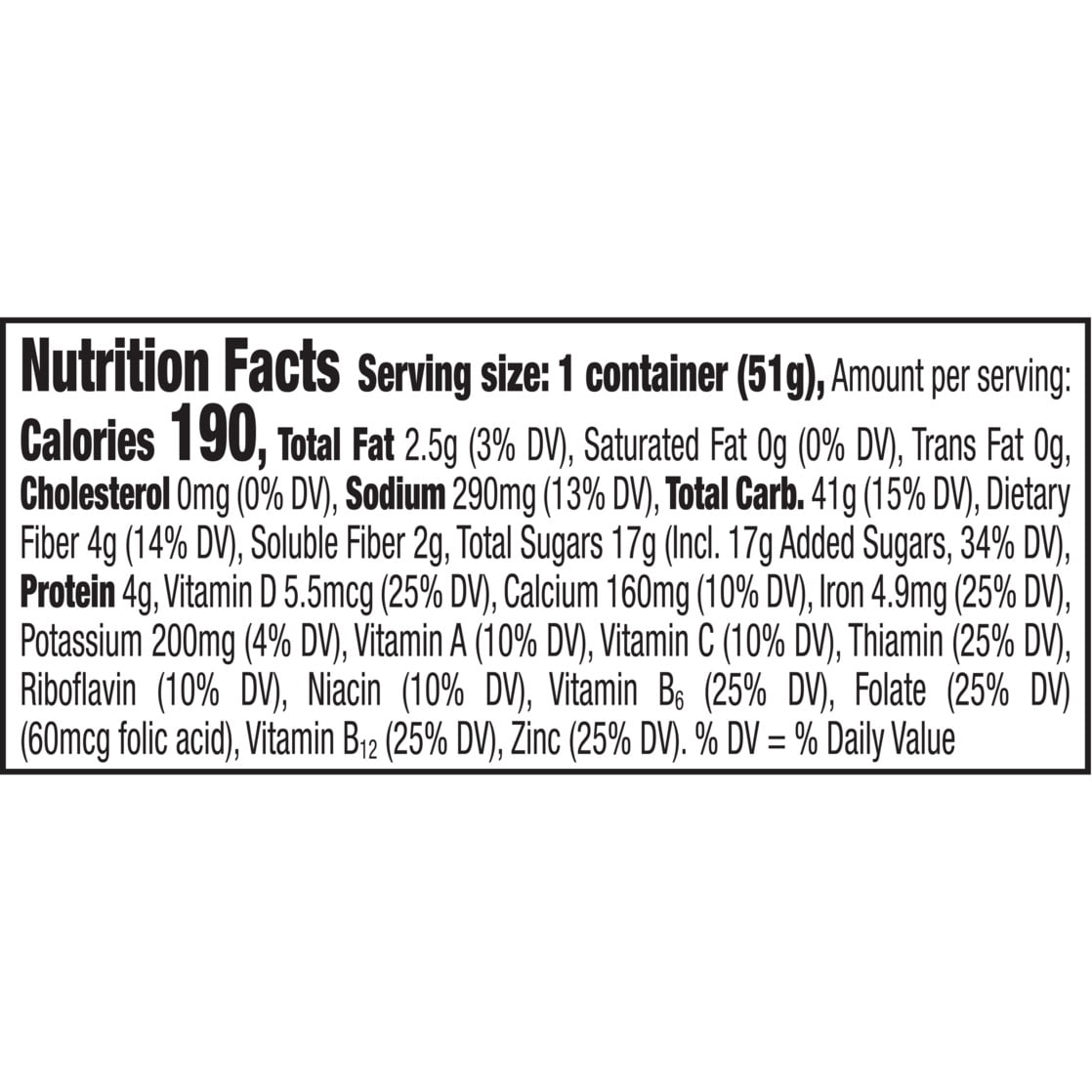(10 pack) Honey Nut Cheerios Breakfast Cereal Cup, Gluten Free, Single Serve Cereal, 1.8 oz