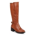 thumbnail image 1 of New Women DbDk Doce-2 Paisley Almond Toe Knee High Zip Riding Boot Size, 1 of 5