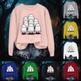 thumbnail image 4 of Godom Halloween Womens Sweatshirts Ghost Graphic Long Sleeve Tops Loose Fit Fall Cute Thick Shirts Winter Outfits Trendy Clothes, 4 of 7