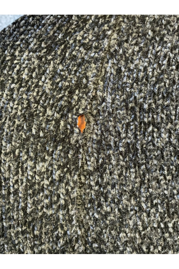 MSRP $47 Karen Scott Chenille Open-Front Cardigan Black Size XL (HOLE)