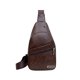 thumbnail image 2 of Mochila cruzada, bandolera con puerto de carga USB y orificio para auriculares, bolsa de pecho multiusos para senderismo, viajes al aire libre y desplazamientos diarios, X1 Aestivo | Café |, 2 of 6