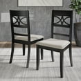 thumbnail image 2 of Castle Place Mid-century Modern Dining Chair, Set of 2, Black, 2 of 8