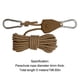 thumbnail image 2 of 5M 4mm Outdoor Guy Lines Reflectante ajustable para acampar Senderismo (Caqui), 2 of 3