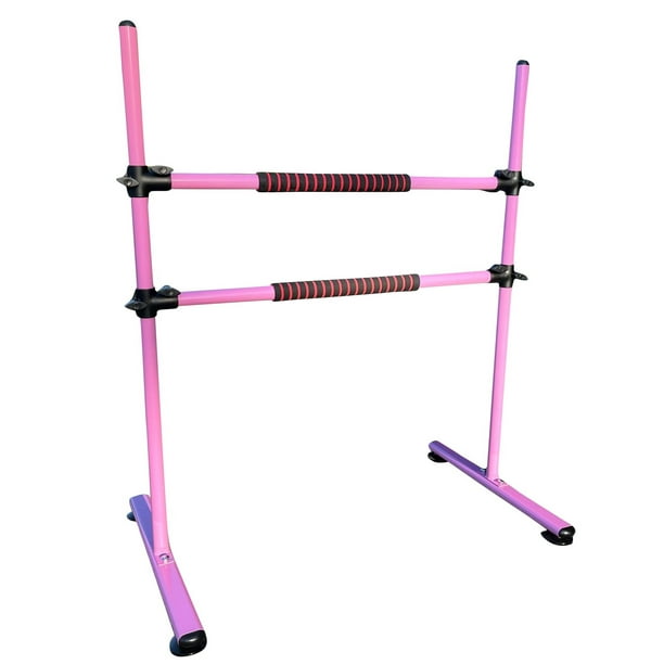 GymPro Portable Ballet Barre Double Freestanding Ballet Bar for Kids and  Adults Home and Studio, Ballet Bar 4 FT Adjustable Height, Stretching Dance  Bar Stretch Bar, Ballet Training Equipment Pink 